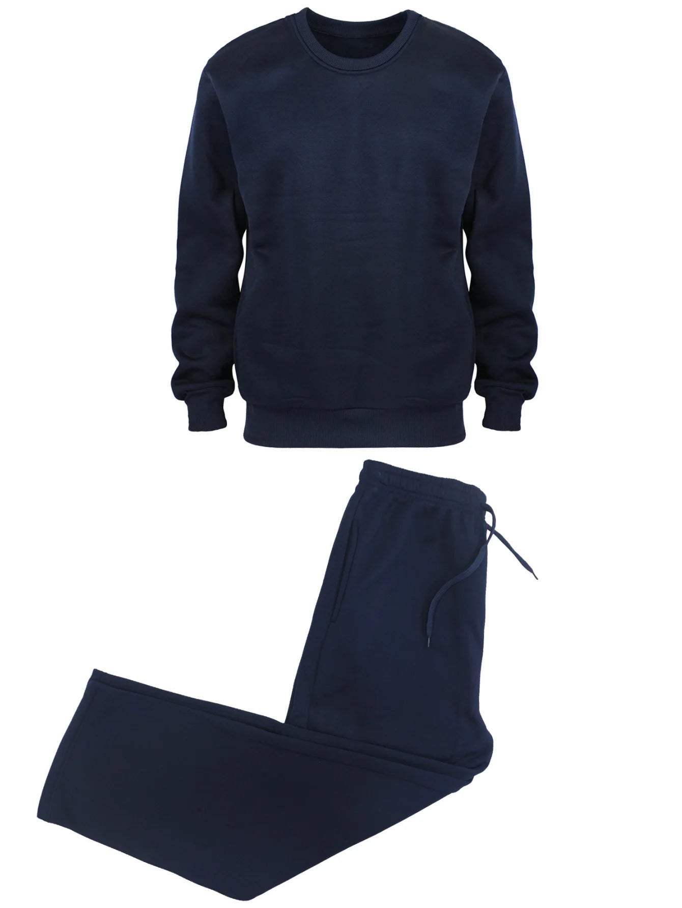 NONECN Men's Autumn Winter Two Piece Top And Pants Set