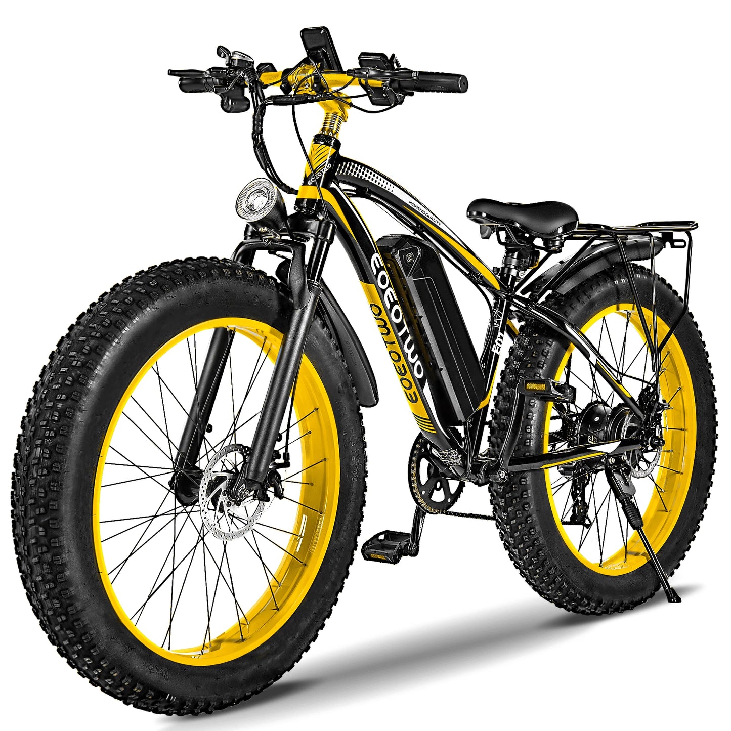 EOEOTWO 1500W Electric Bike 48V 15Ah Fat Tire Mountain Ebike