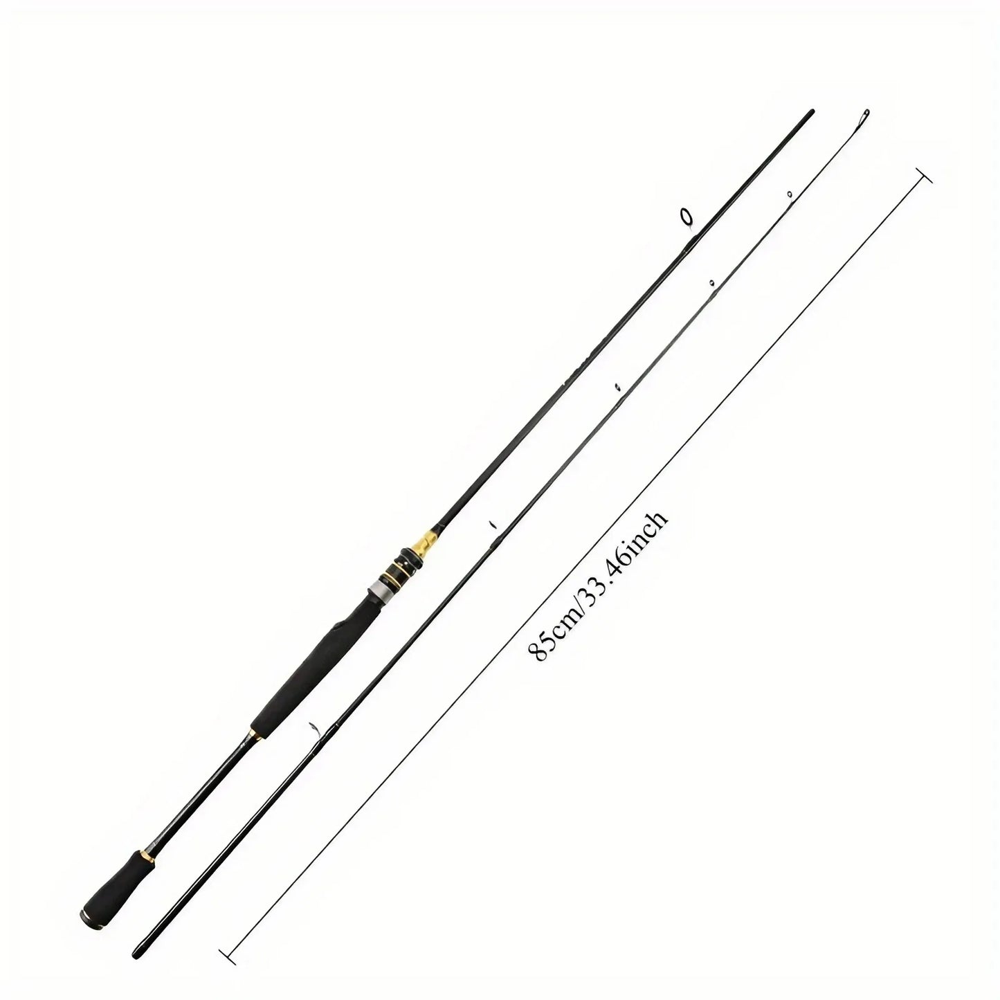 High-Sensitivity Carbon Fiber Fishing Rod for Fly and Drag