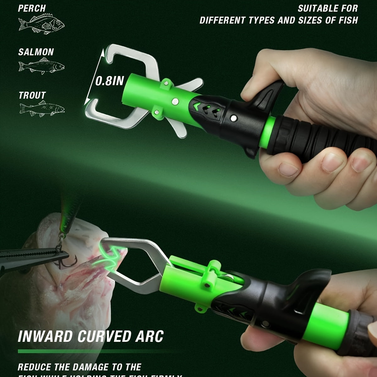 Ghosthorn Spincast Fishing Rod and Reel Combo Telescopic Kit