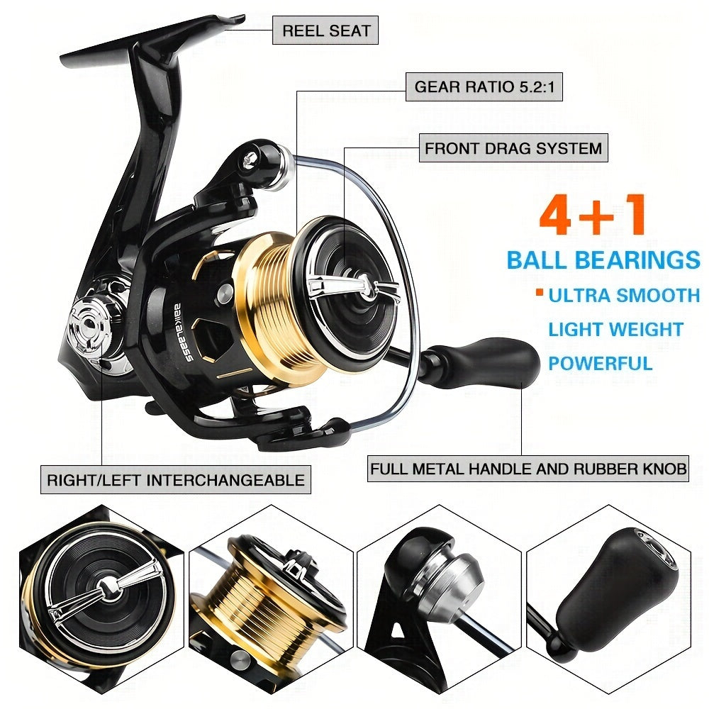 Pro Beros Fishing Rod And Reel Combo Kit With Lure