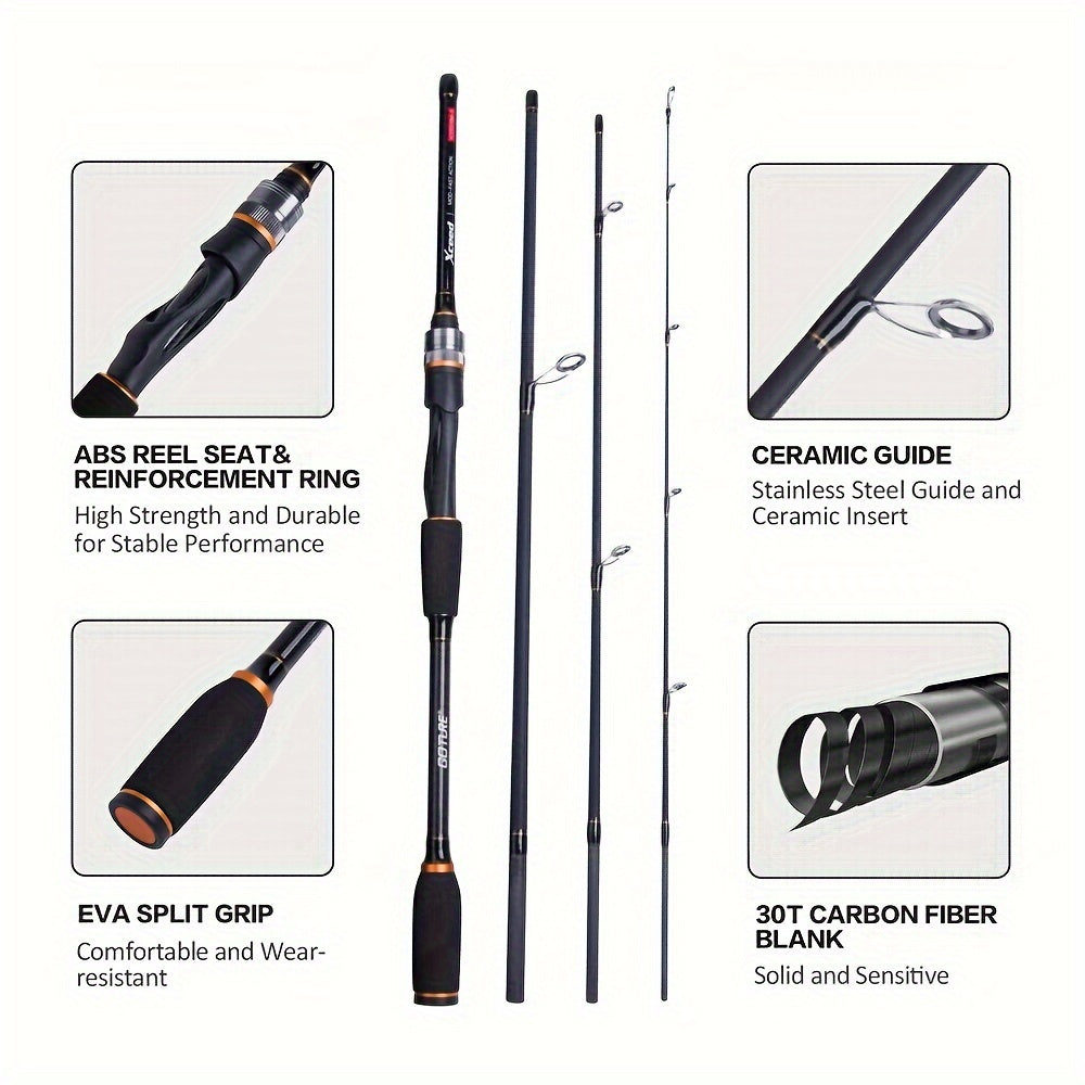 Goture Xceed Travel Carbon Spinning and Casting Rod