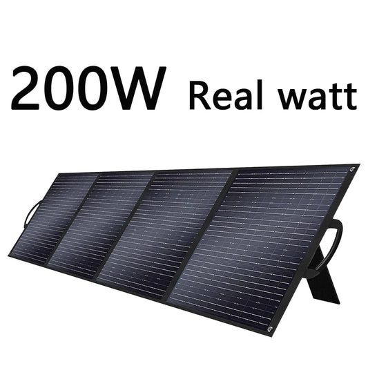 SOLARPLAY 200W Portable Foldable Solar Panel For Camping Power Station