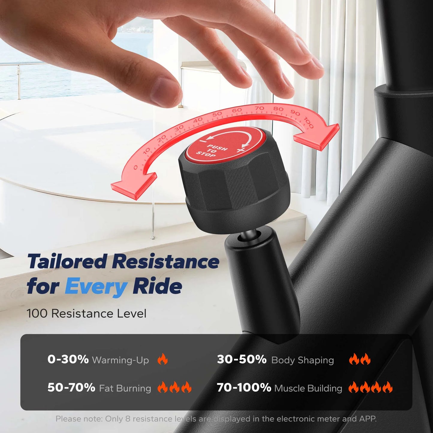 MERACH S36 Magnetic Indoor Exercise Bike With App Connectivity