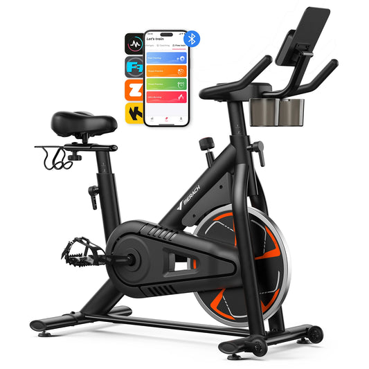 MERACH S36 Magnetic Indoor Exercise Bike With App 330lb Capacity