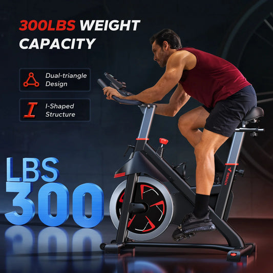 MERACH S38 Indoor Exercise Bike With Magnetic Resistance And App