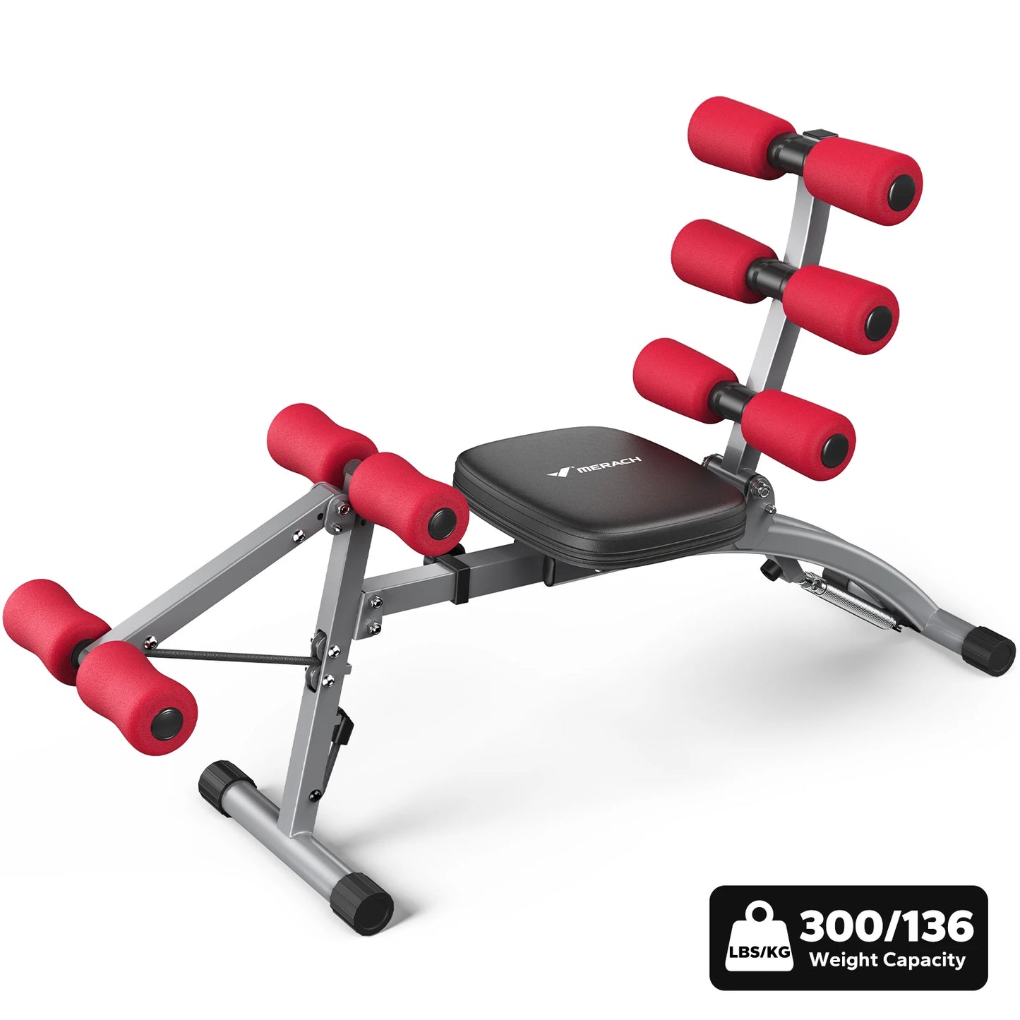 MERACH Ab Machine MultiFunctional Adjustable Ab Trainer For Home Gym
