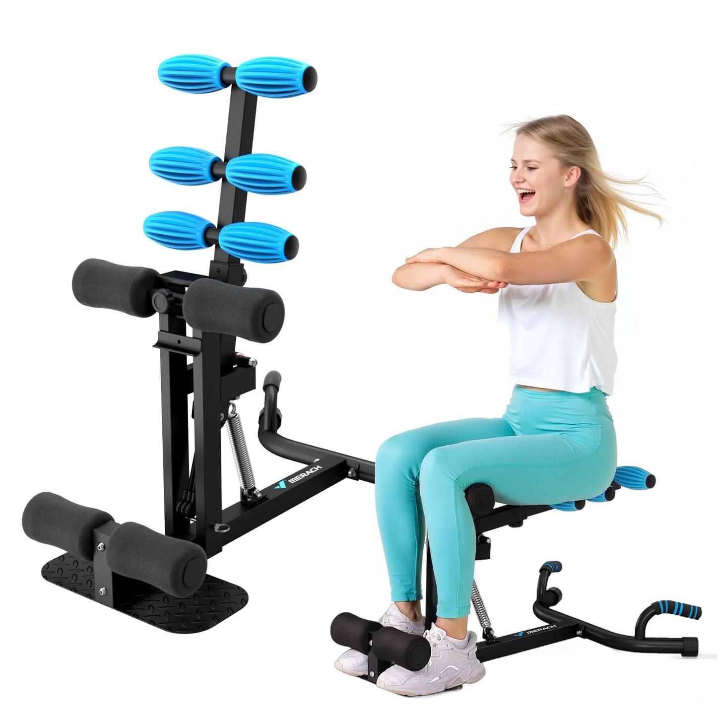 MERACH Deep Squat Machine for Glutes, Legs and Core Training