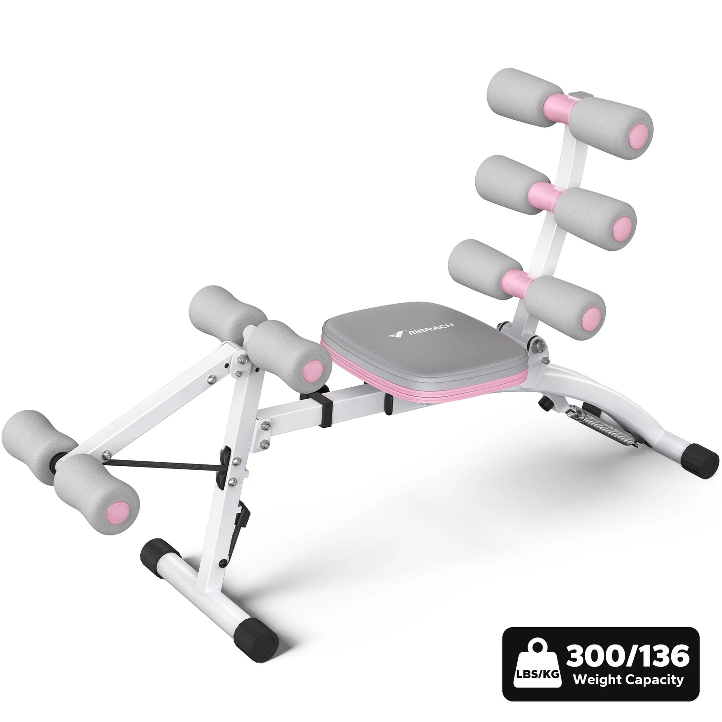 MERACH Ab Machine MultiFunctional Adjustable Ab Trainer For Home Gym