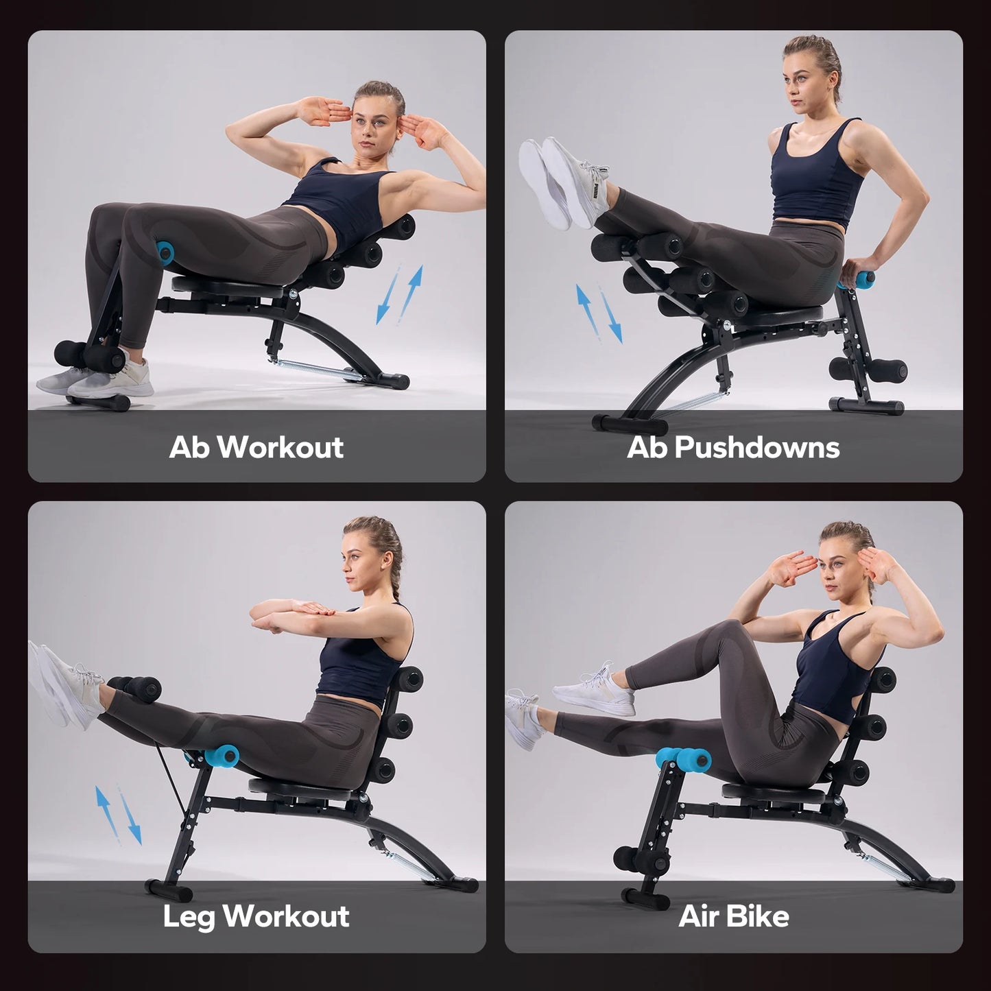 MERACH Ab Machine MultiFunctional Adjustable Ab Trainer For Home Gym