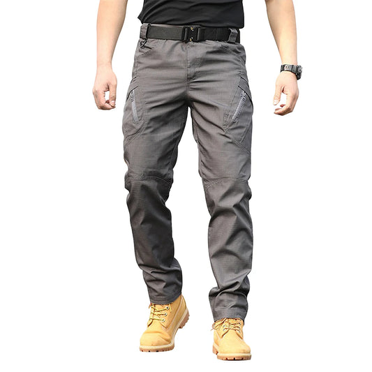 NONECN Mens Tactical Pants With Multi Pocket Design Breathable Lightweight