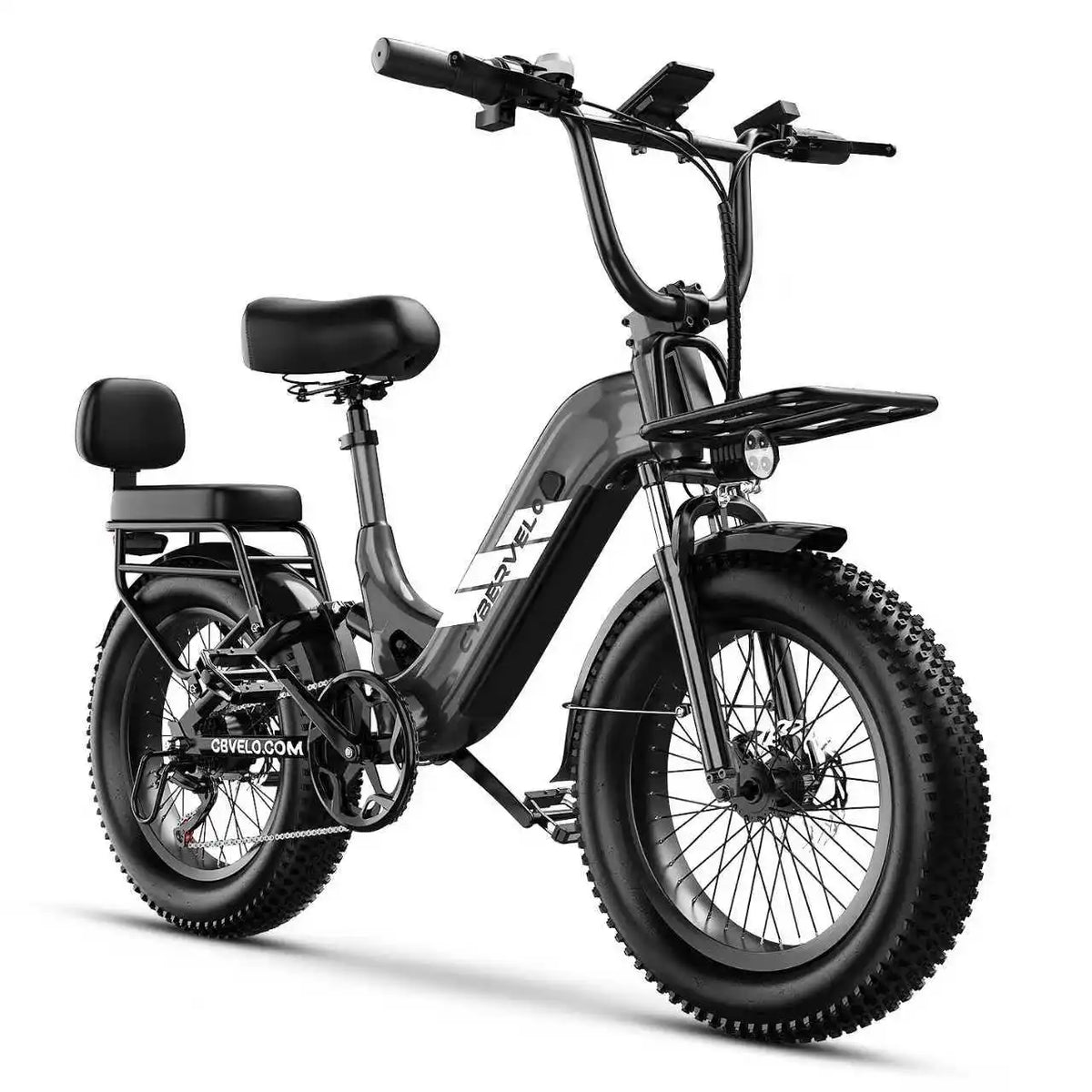 Cybervelo Comfortable Step Thru Electric Commuter Bicycle With Extended Range