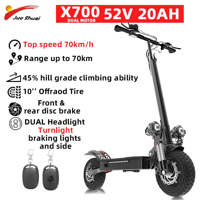 Jueshuai Outdoor Electric Scooter Off Road 1000W 6000W Fast