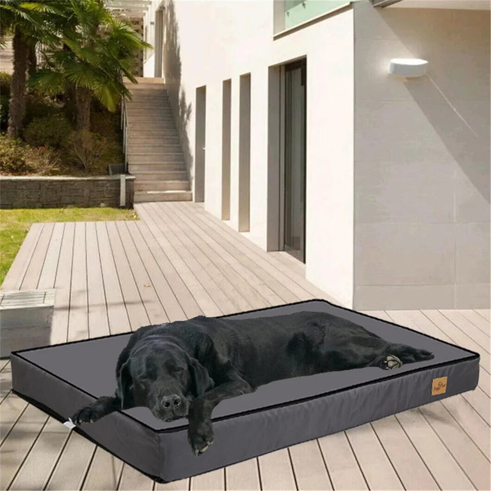 BORWARTCN Orthopaedic Waterproof Dog Bed Two In One Removable Cover