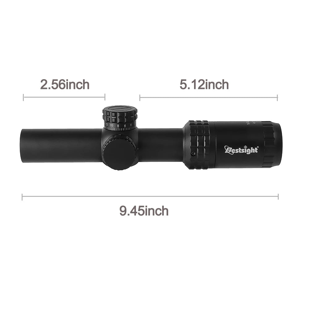 Bestsight 1-5X24 Tactical Rifle Scope With Reticle