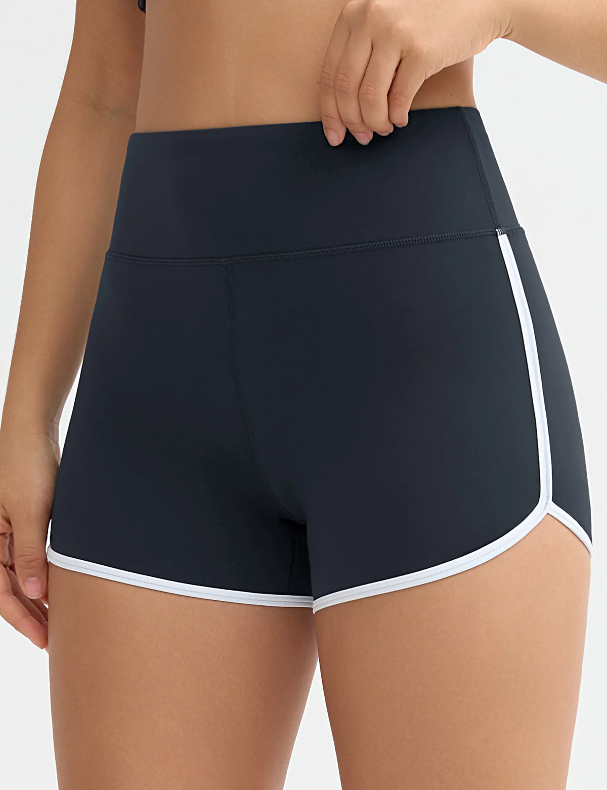 The Gym People Women High Waist Breathable Yoga Shorts