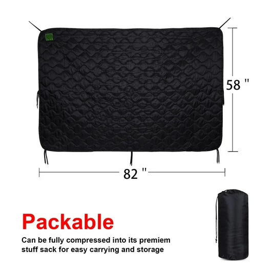 Fujian Tactical Army Poncho Liner Quilted Blanket Water Repellent