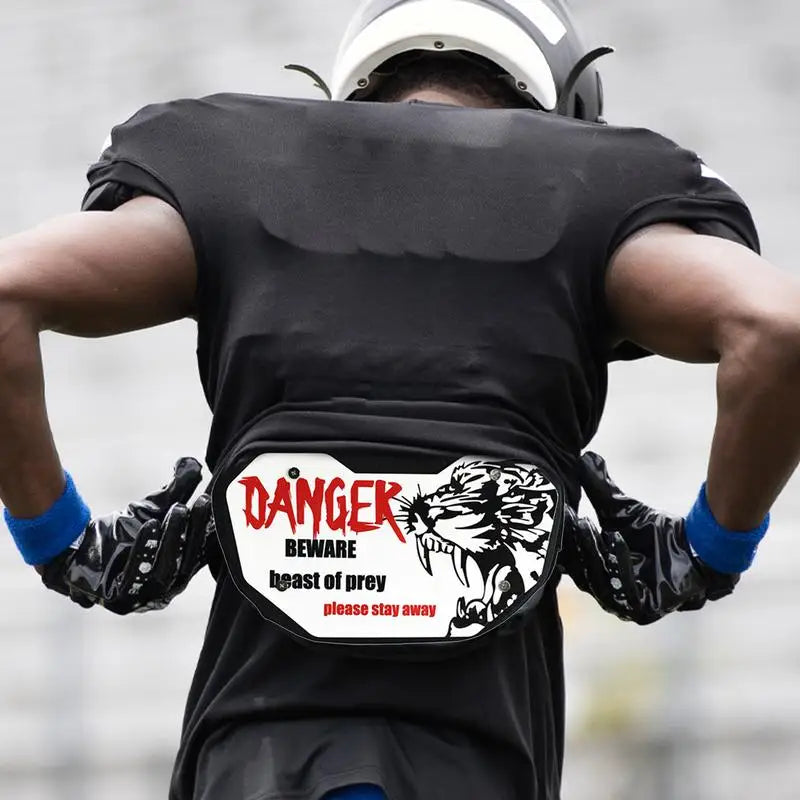 Chemical Youth Football Back Plate Protector With Shock Absorption ProtectionTechnology