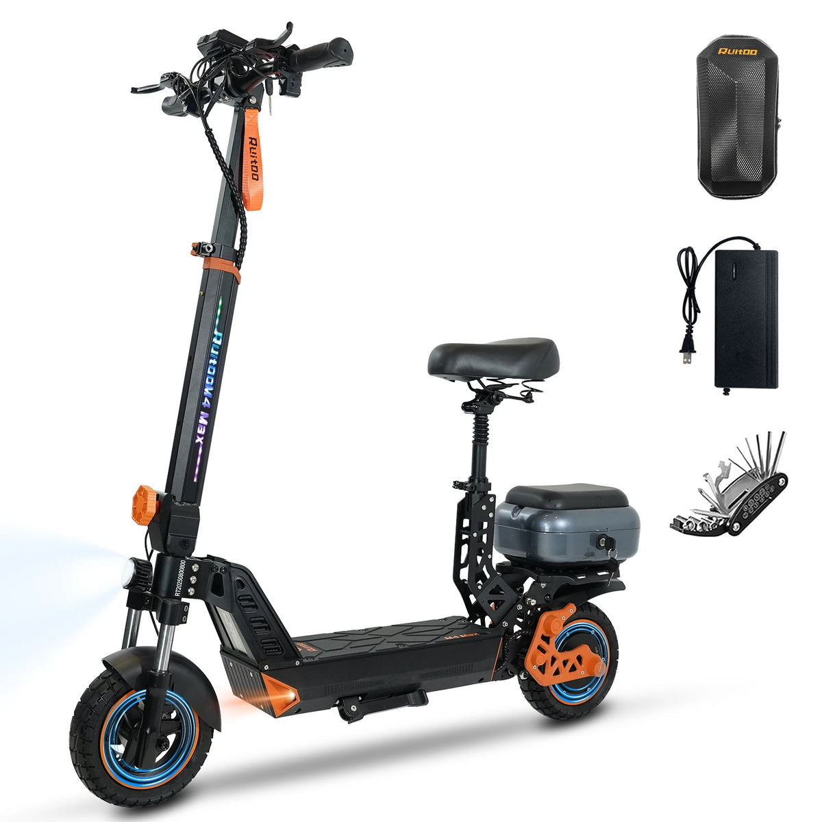 Bikydom Electric Scooter For Adults Foldable Long Range Commuter