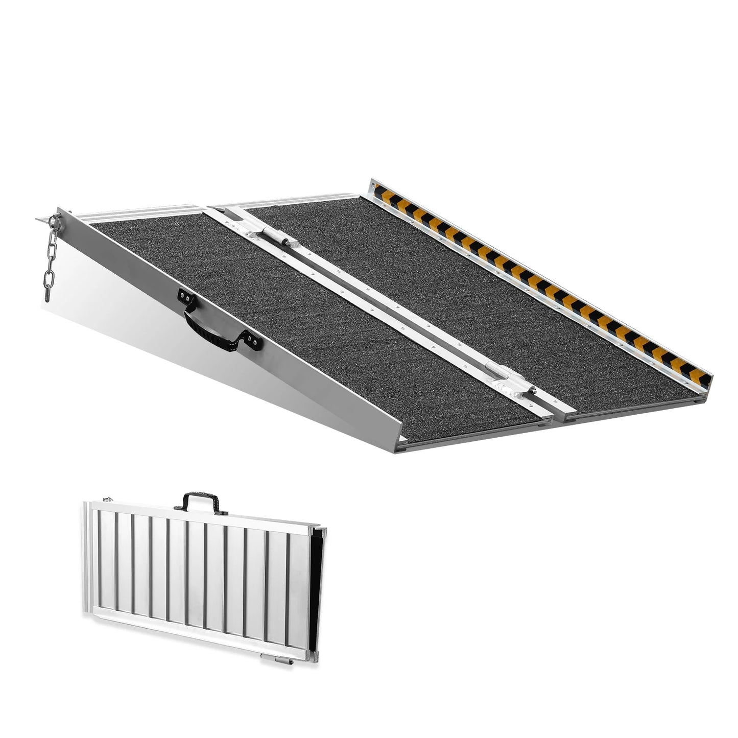 SucceBuy Portable Aluminum Folding Wheelchair Ramp For Threshold Accessibility Solutions