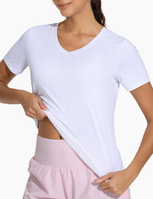 The Gym People Women Breathable Stretchy Workout Top