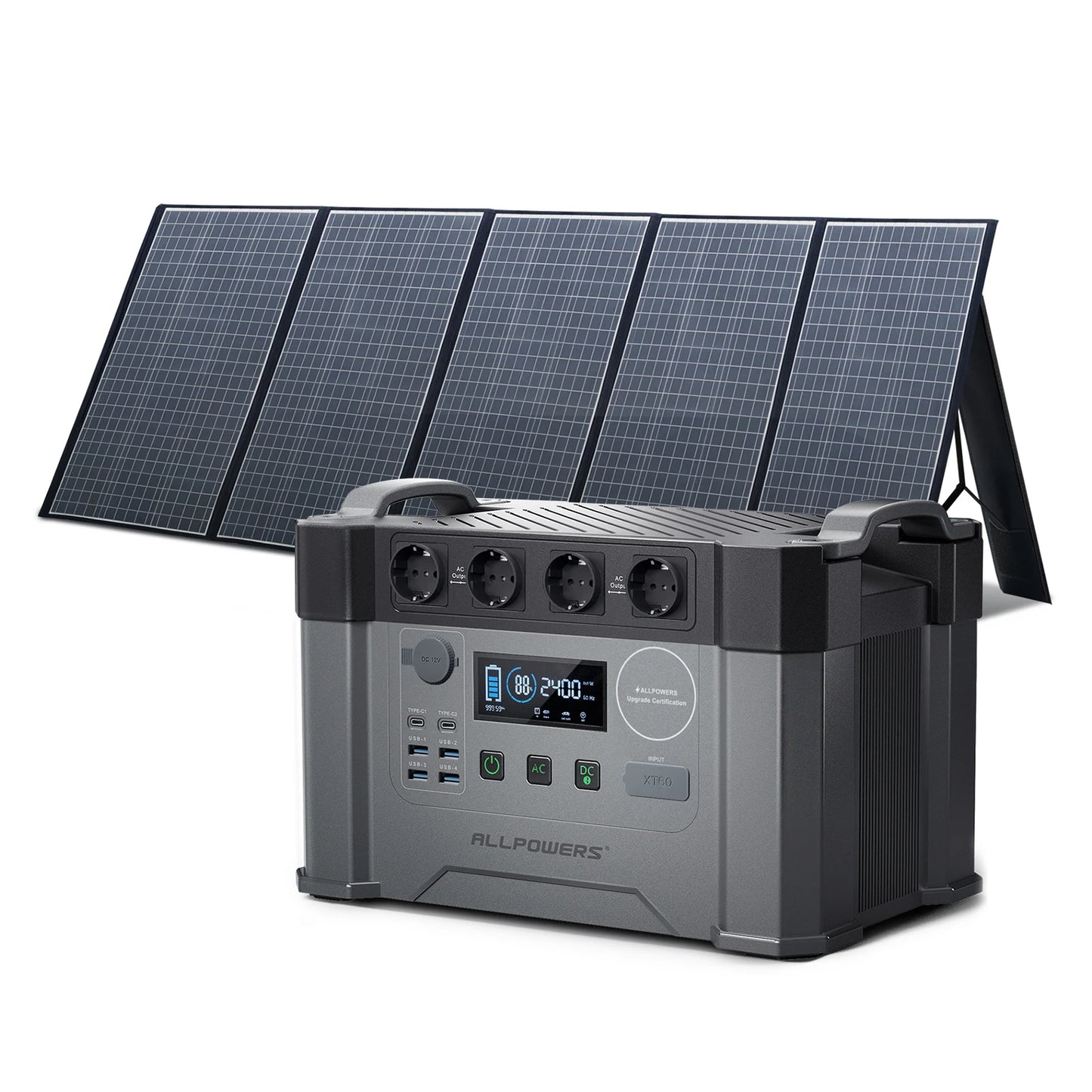 ALLPOWERS S2000 Solar Generator 1500Wh 2000W Portable Power