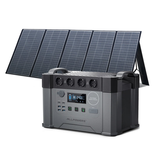 ALLPOWERS S2000 Solar Generator 1500Wh 2000W Portable Power