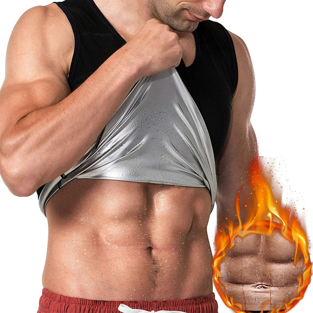 LILVIGORCN Men Sauna Shirt Compression Tee for Workouts