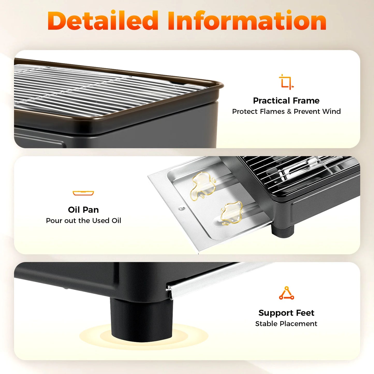 Portable Camping Gas Stove With Ignition In Stainless Steel For Outdoor Cooking Versatile