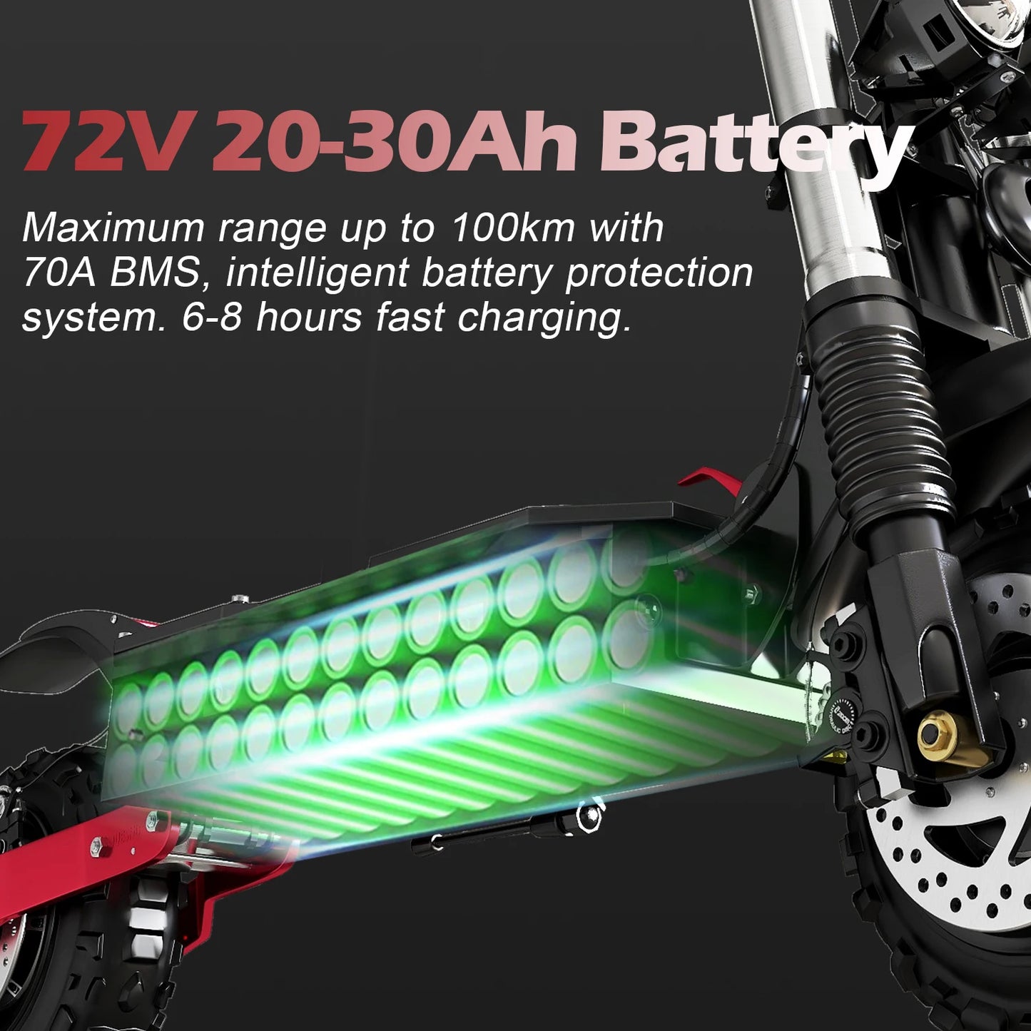 Jueshuai Outdoor Electric Scooter 1000W Off Road Foldable Adult