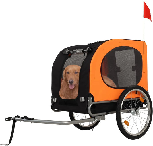 Twister CK Foldable Pet Bicycle Trailer With Quick Release Wheels