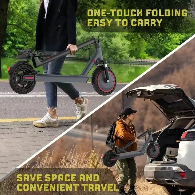 AOVOPRO TMAX Electric Scooter 500W 22 MPH Ultra-Foldable Urban-Commuter Transportation