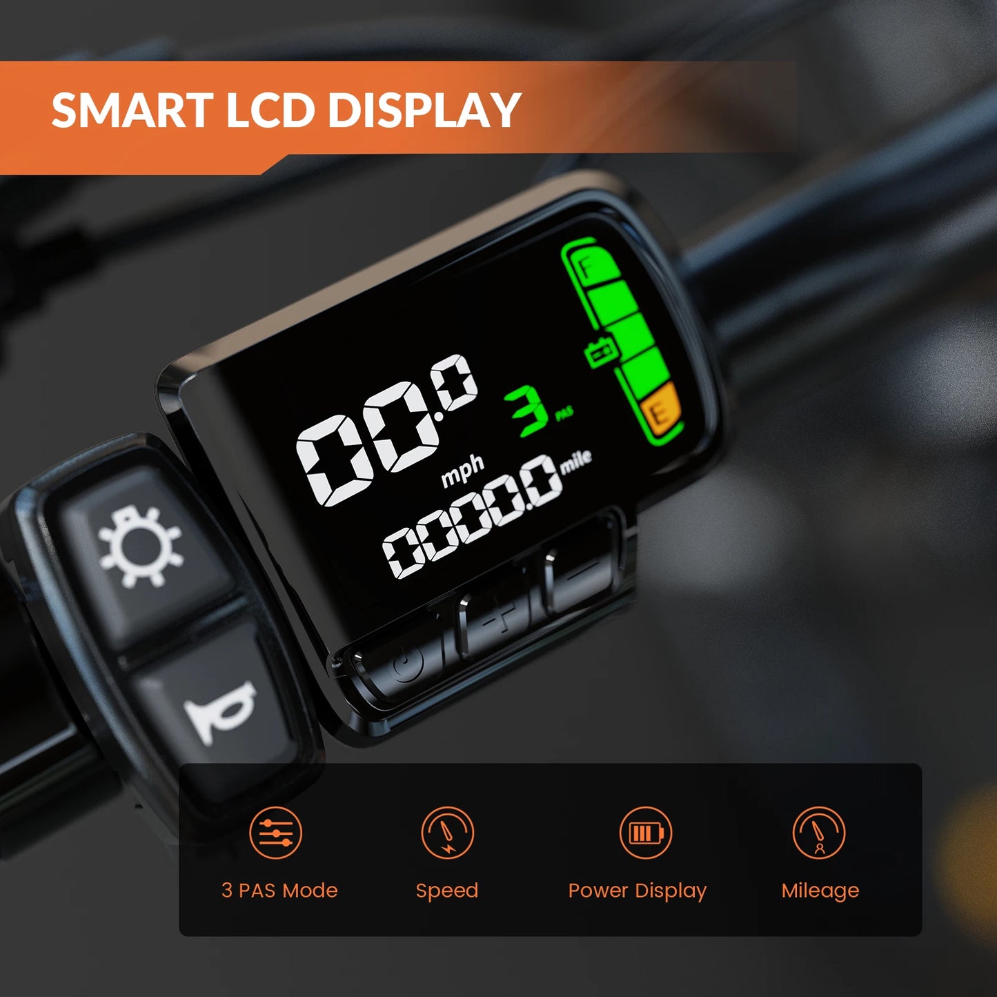 5TH WHEEL AB17 Electric Bike With 700W Peak Motor And 23 MPH