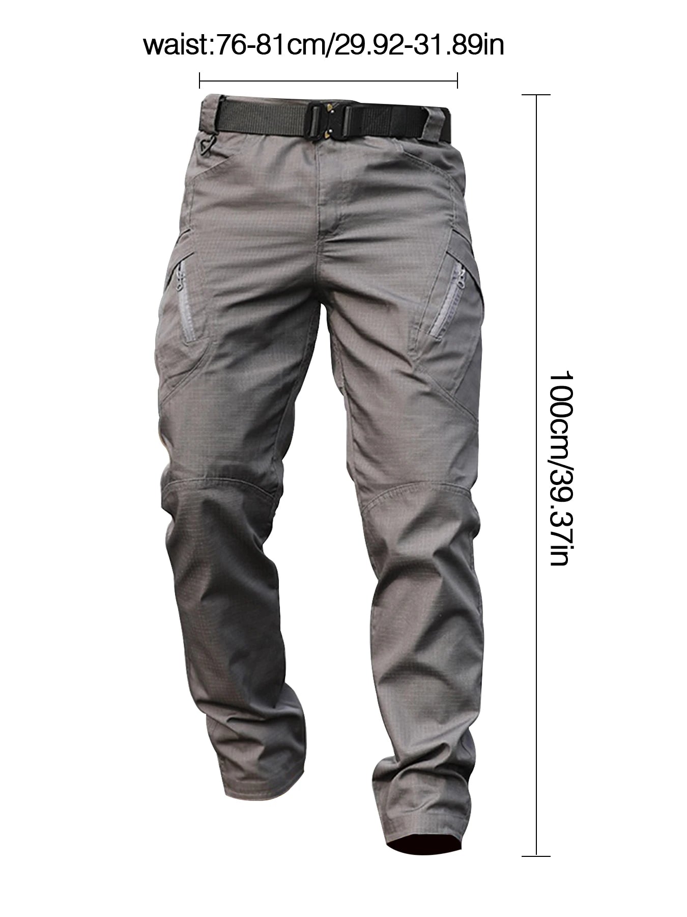 NONECN Mens Tactical Pants With Multi Pocket Design Breathable Lightweight