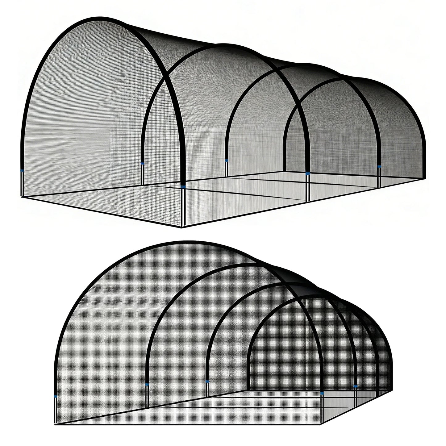 Portable Baseball And Softball Batting Cage For Backyard Practice