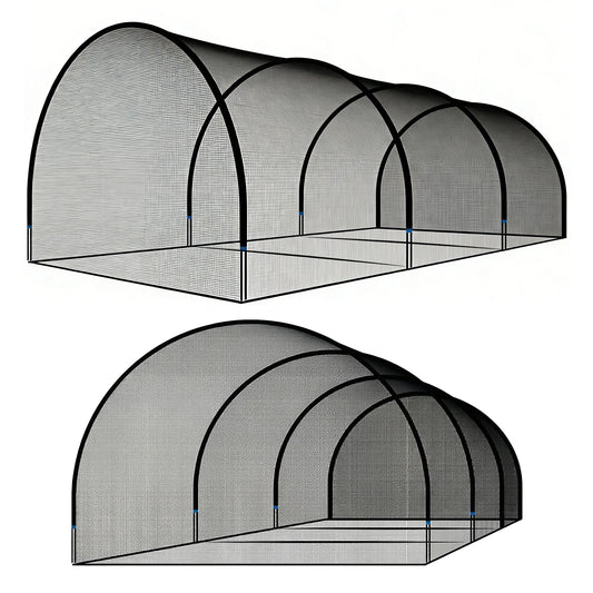 Portable Baseball And Softball Batting Cage For Backyard Practice