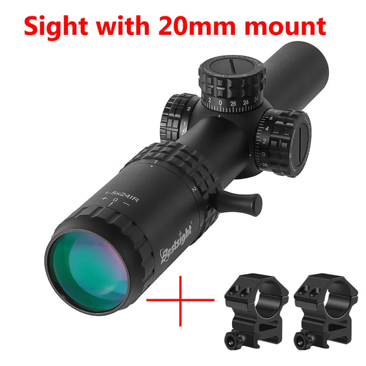 Bestsight 1-5X24 Tactical Rifle Scope With Reticle