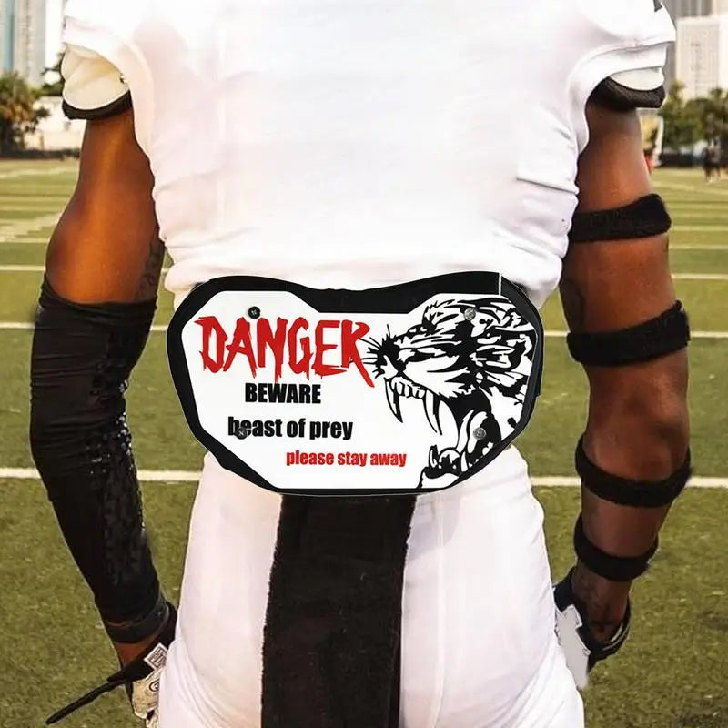 Chemical Youth Football Back Plate Protector With Shock Absorption ProtectionTechnology