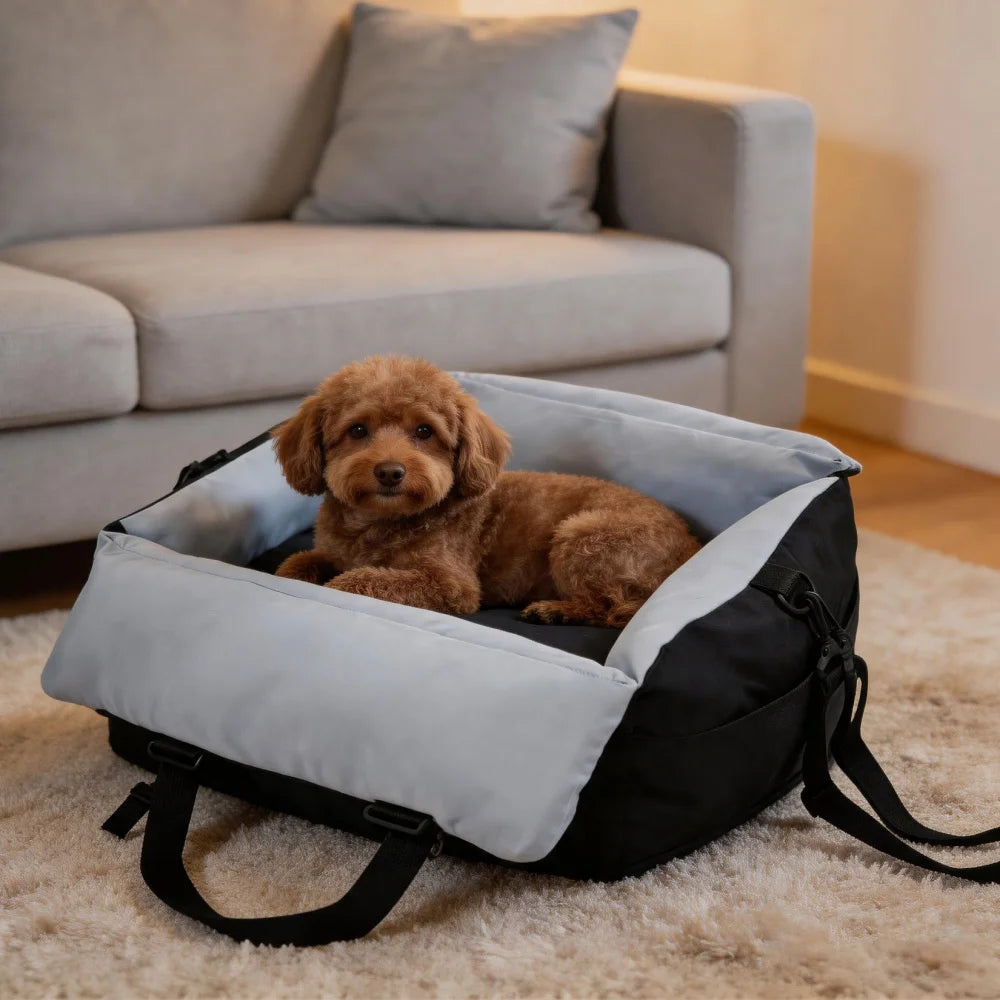 Borwart Portable Dog Car Seat With Booster Travel Carrier