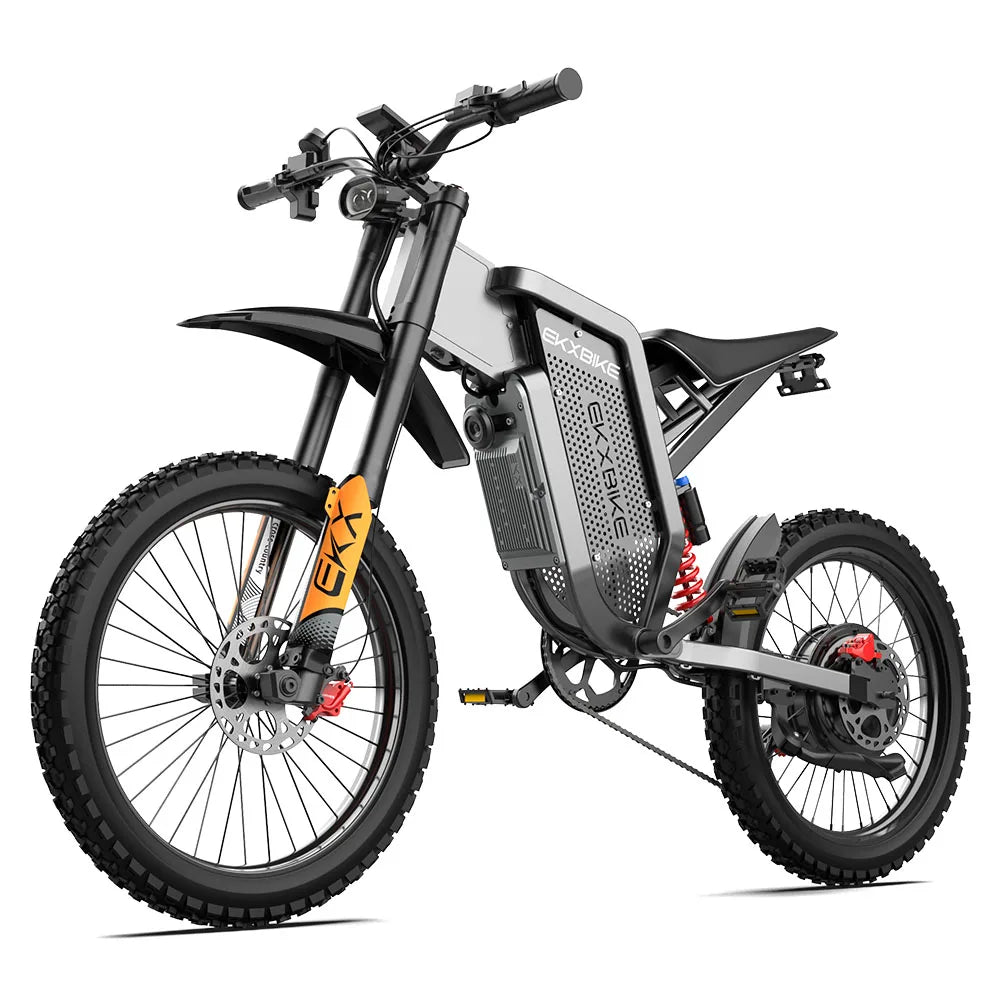 X21MAX Electric Mountain Bike 3000W Brushless Motor 60V30Ah Battery Off-Road-Ready