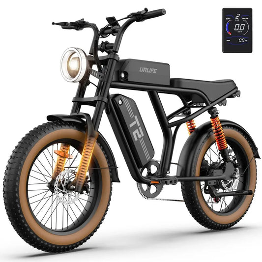 URLIFE Peak 1500W Electric Mountain Bike Removable 48V Battery