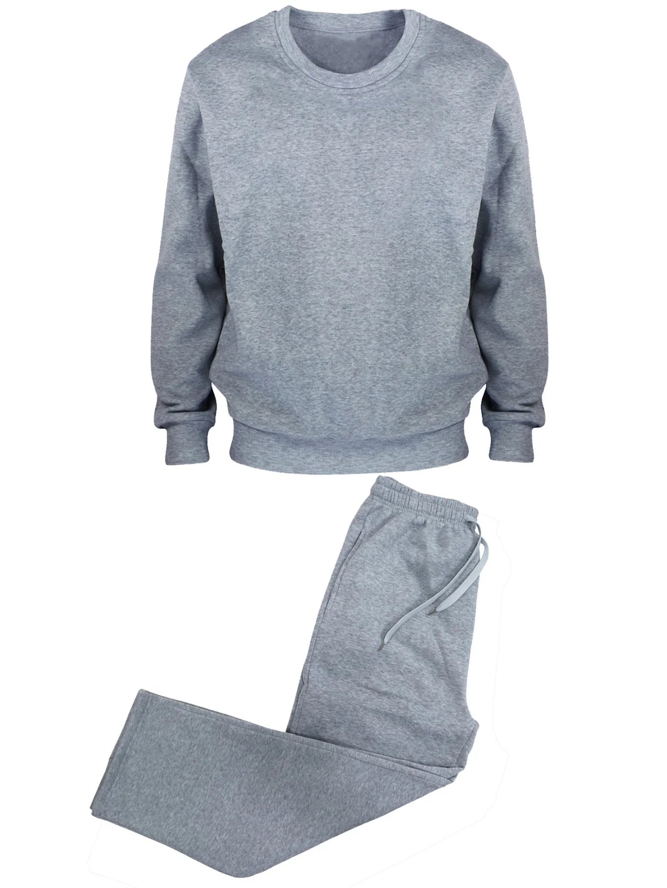 NONECN Men's Autumn Winter Two Piece Top And Pants Set