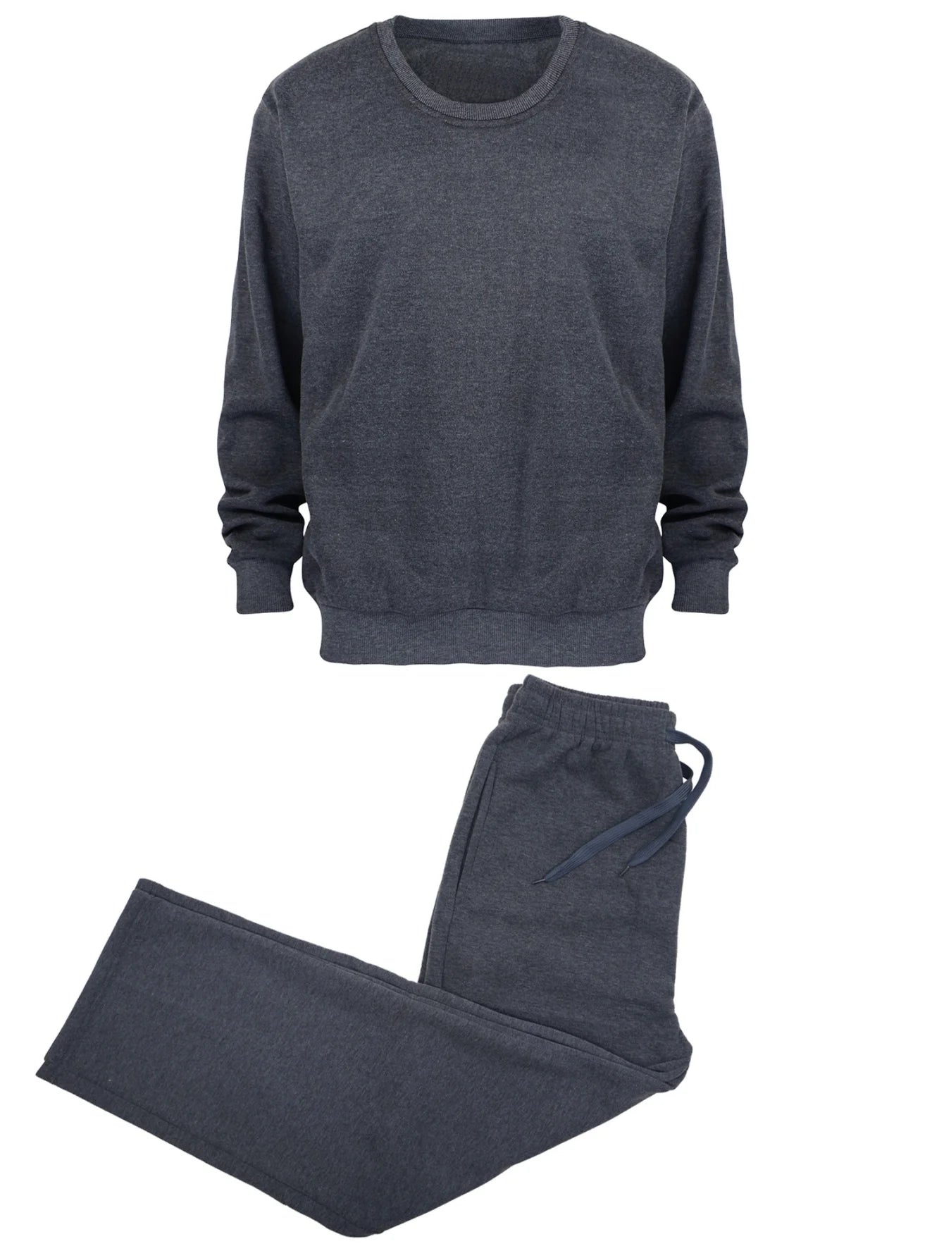 NONECN Men's Autumn Winter Two Piece Top And Pants Set