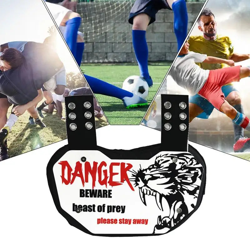 Chemical Youth Football Back Plate Protector With Shock Absorption ProtectionTechnology