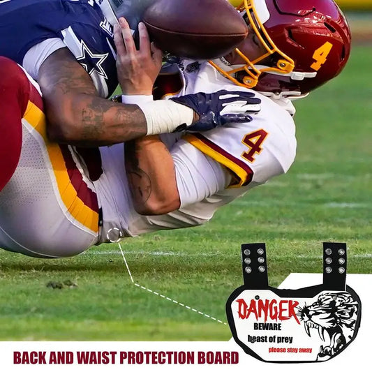 Chemical Youth Football Back Plate Protector With Shock Absorption ProtectionTechnology