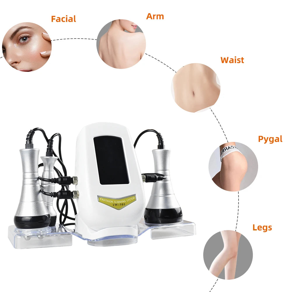 MISSHEARTH 3-In-1 Beauty Body Slimming Cavitation Massager
