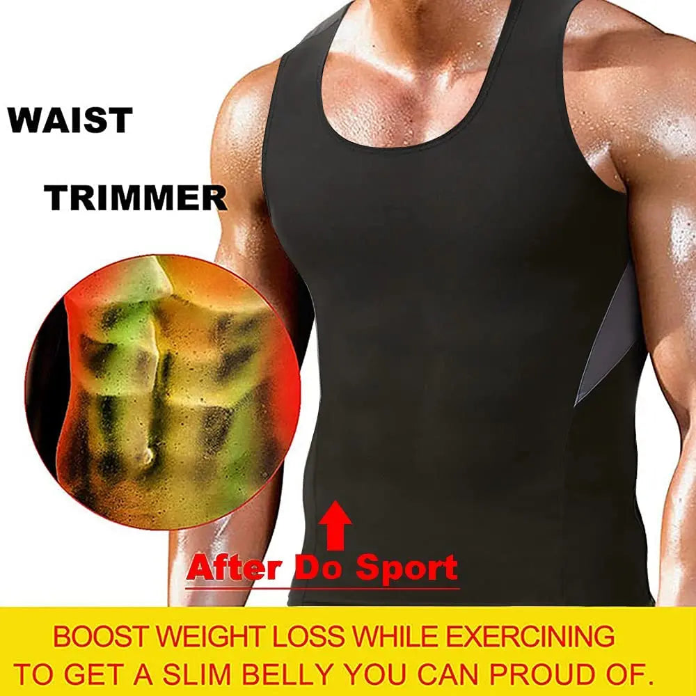LILVIGORCN Men Sauna Shirt Compression Tee for Workouts