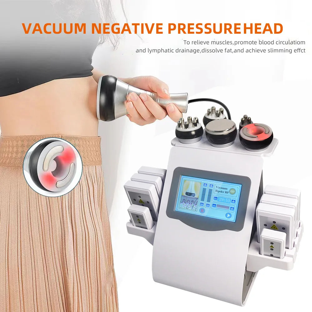 MISSHEARTH 6 In 1 Ultrasonic Cavitation Machine 40K Body Slimming