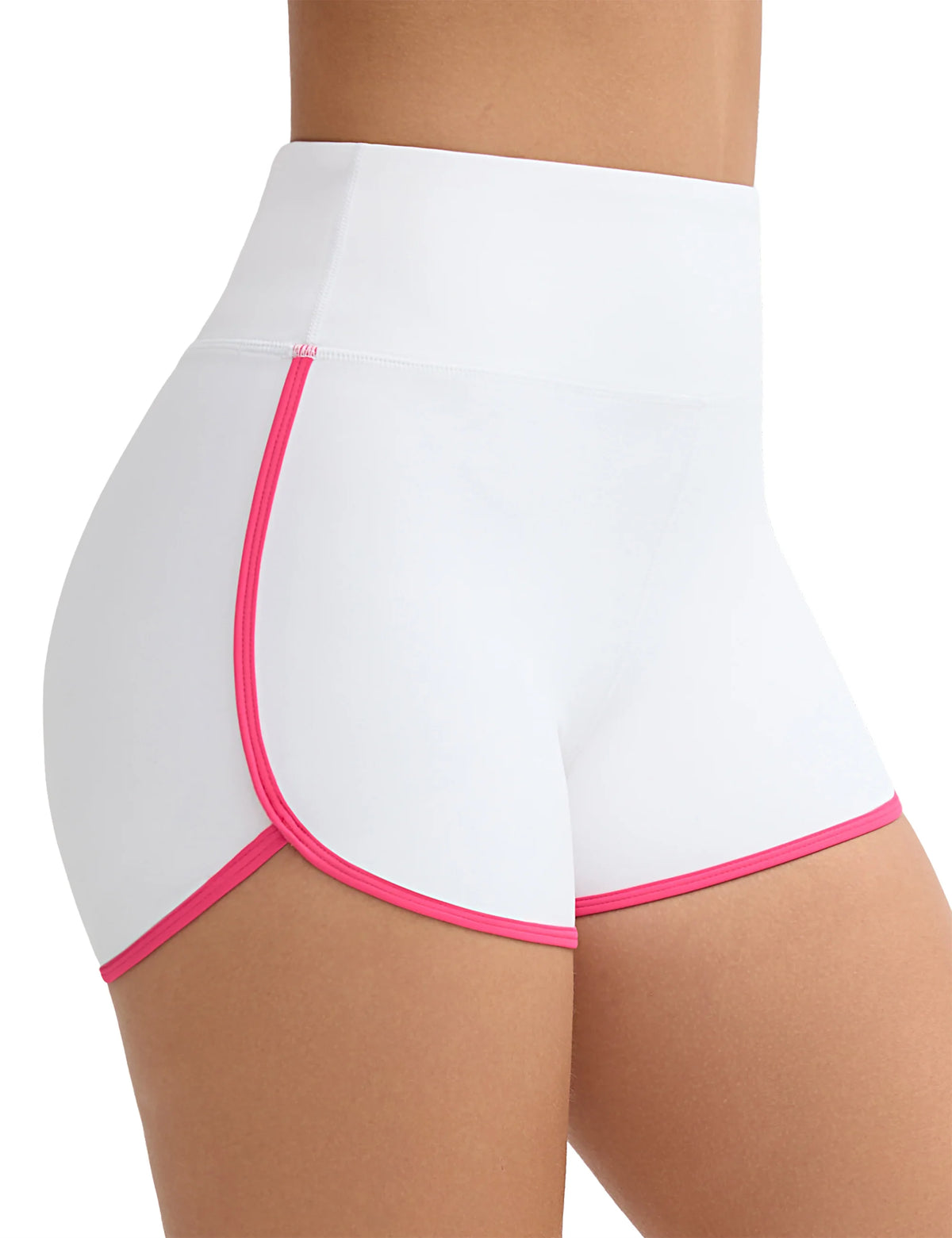 The Gym People Women High Waist Breathable Yoga Shorts
