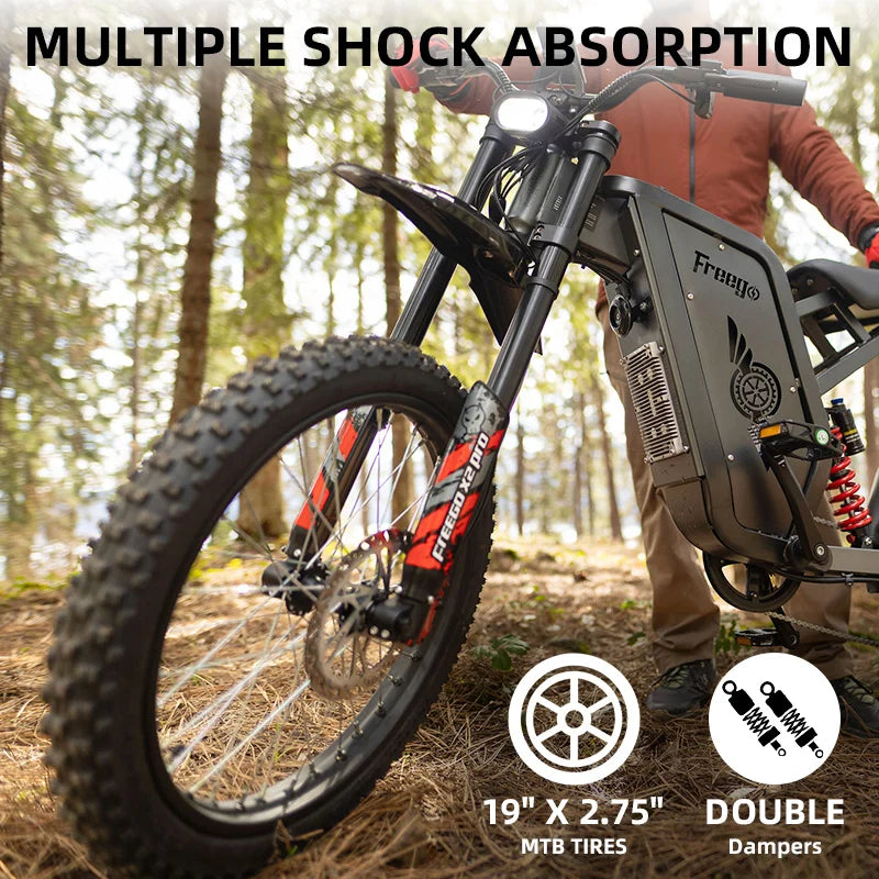 Freego X2 Pro Electric Motorcycle Adults 6000W Off Road Ebike